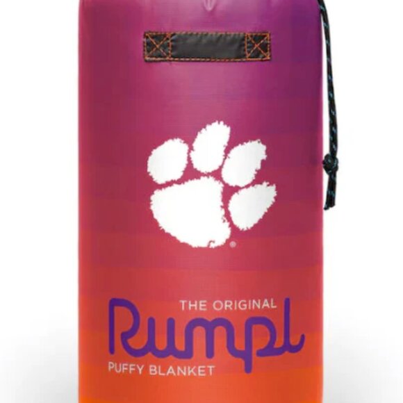 New w/ Tags: Rumpl Clemson Tigers 75 X 52 Original Puffy Blanket - Picture 2 of 4